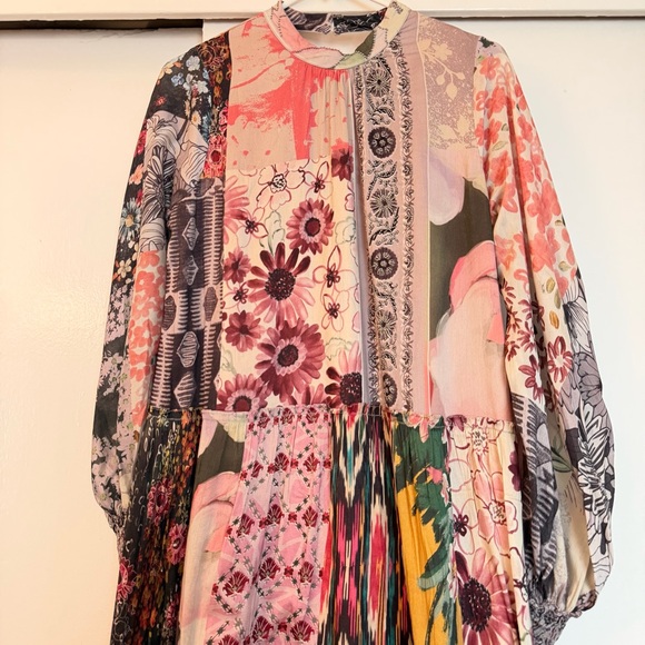 Anthropologie Geisha Designs Printed Patchwork Maxi
Dress Size Small - Picture 2 of 9